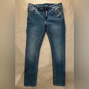 🔵 NWT ASOS Stretch Denim Jeans — W32 L30 | Premium Indigo Wash